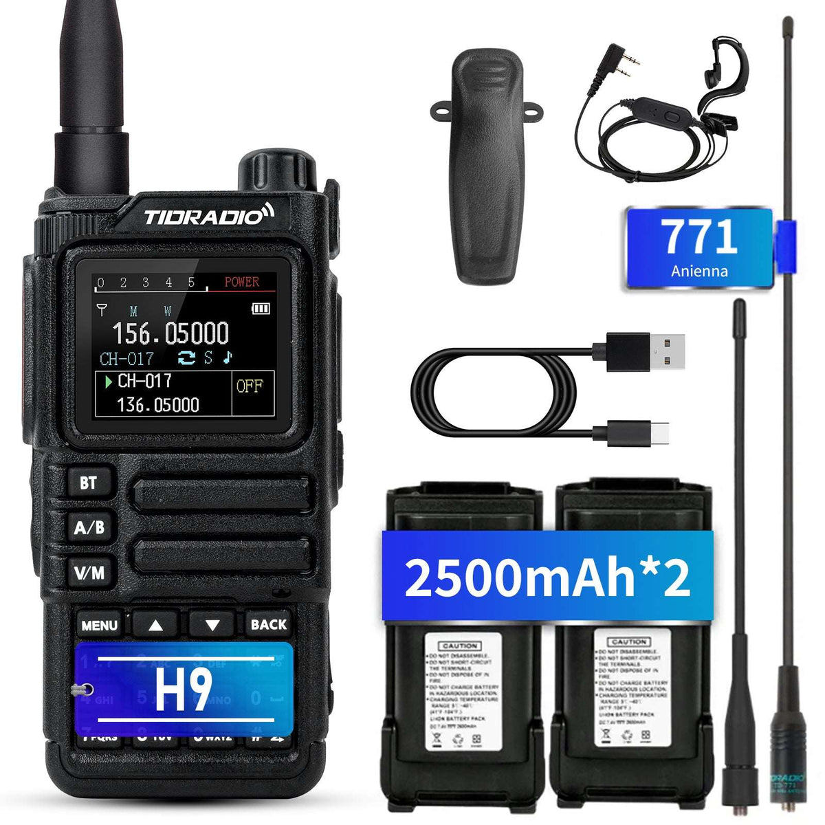 TD-H9 10W APRS GPS Bluetooth Handheld Radio