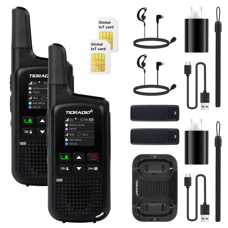 TD-M2 Pro Dual-Mode PoC radio and FRS / PMR446 with an upgraded SIM card for more stable