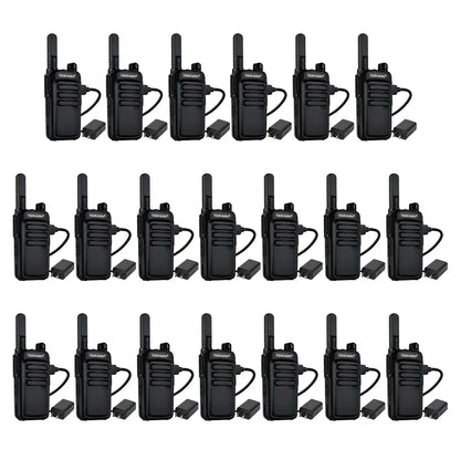 TIDRADIO TD M7 Walkie Talkies Long Range 20 Pack Rechargeable Two Way Radios for Adults with Bluetooth Earpiece Mic Noise Reduction 2000mAh Battery