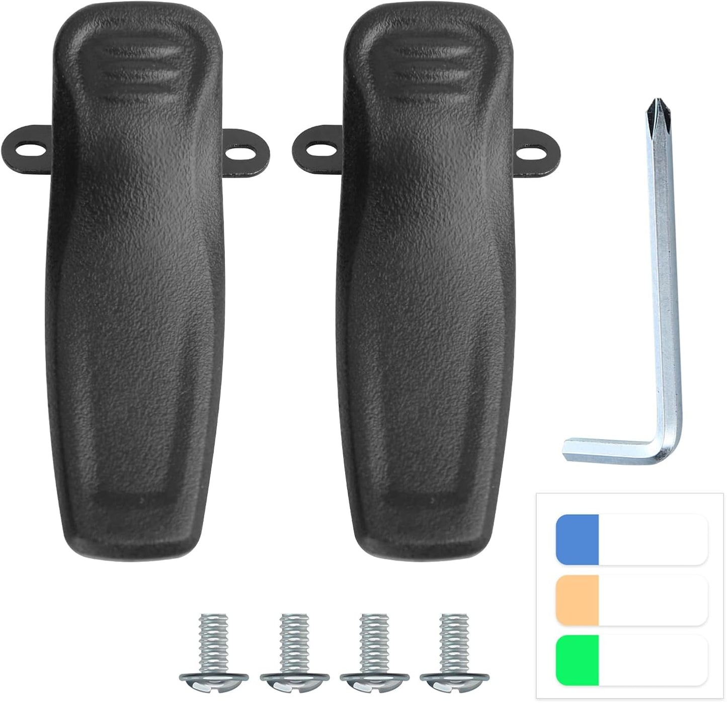 TIDRADIO Belt Clip for TD-H3,TD-H8,TD-H3 Plus, BF-5RM(AR-5RM), BF-F8HP Pro, UV-5G Plus, GM-5RH, BF-UV5RH Pro, BF-UV5RM PRO, RETEVIS H-777 BF-666S, BF-777S,BF-888S Hot Model Radio Two Way Radio
