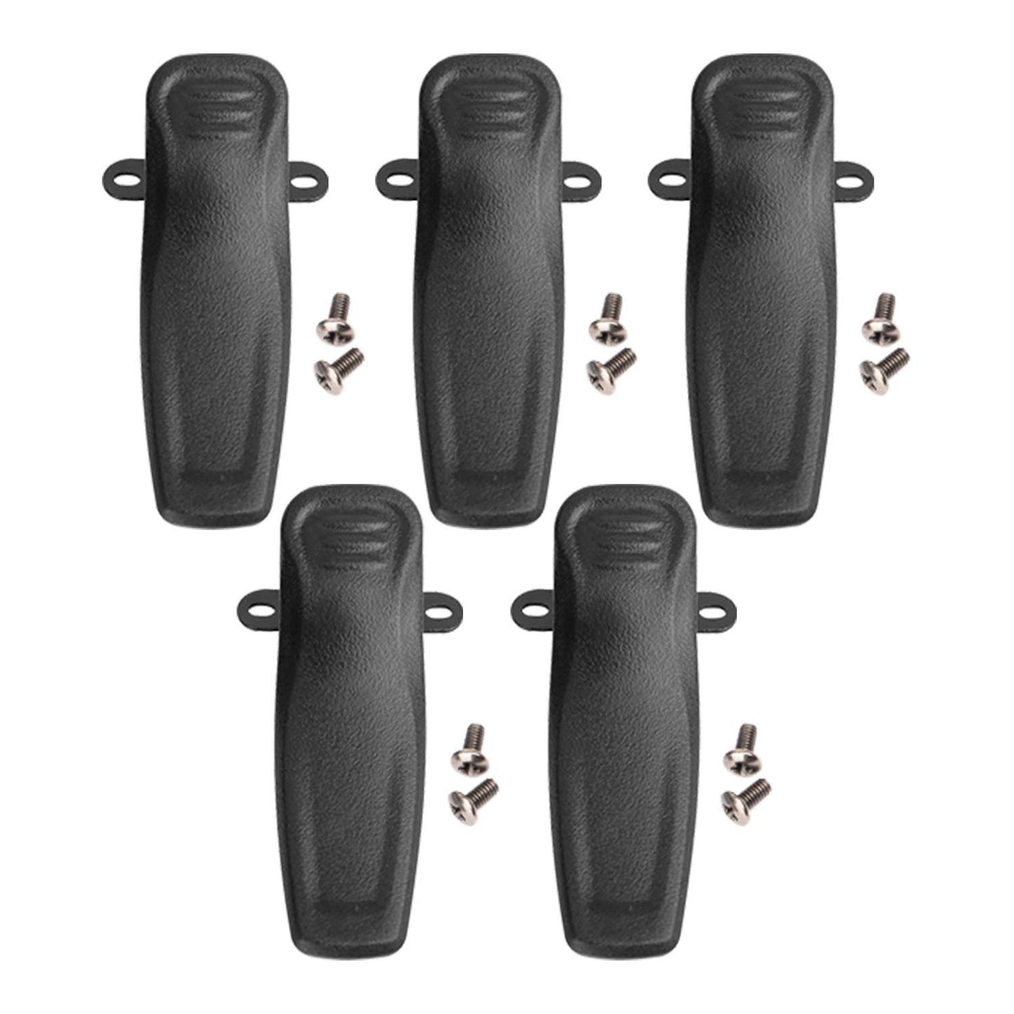 TIDRADIO Belt Clip for TD-H3,TD-H8,TD-H3 Plus, BF-5RM(AR-5RM), BF-F8HP Pro, UV-5G Plus, GM-5RH, BF-UV5RH Pro, BF-UV5RM PRO, RETEVIS H-777 BF-666S, BF-777S,BF-888S Hot Model Radio Two Way Radio
