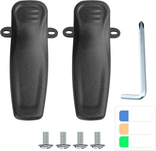 TIDRADIO Belt Clip for TD-H9,TD-H8,TD-H3 Plus, BF-5RM(AR-5RM), BF-F8HP Pro, UV-5G Plus, GM-5RH, BF-UV5RH Pro, BF-UV5RM PRO, RETEVIS H-777 BF-666S, BF-777S,BF-888S Hot Model Radio Two Way Radio
