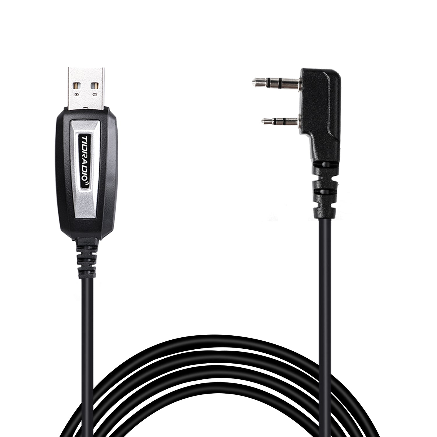 TIDRADIO CH340 Driver USB Programming Cable Support Chirp for baofeng UV-5R,UV-82,BF-F8HP,UV-82HP,5RM,5RX,K5PLUS,GM-15Pro,UV-5G Plus,UV-17R, TD-H8,H3,TD-H6,Quansheng UV-K5 Two Way Radio