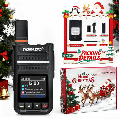 TIDRADIO Christmas HAM GMRS UNLOCKED UHF VHF POC Walkie-Talkie Gift Box (TD-H9, TD-H3 Plus, TD-H8 3rd-Gen, TD- M15, TD-M13, TD-G18, TD-G100, TD-M2 Pro)