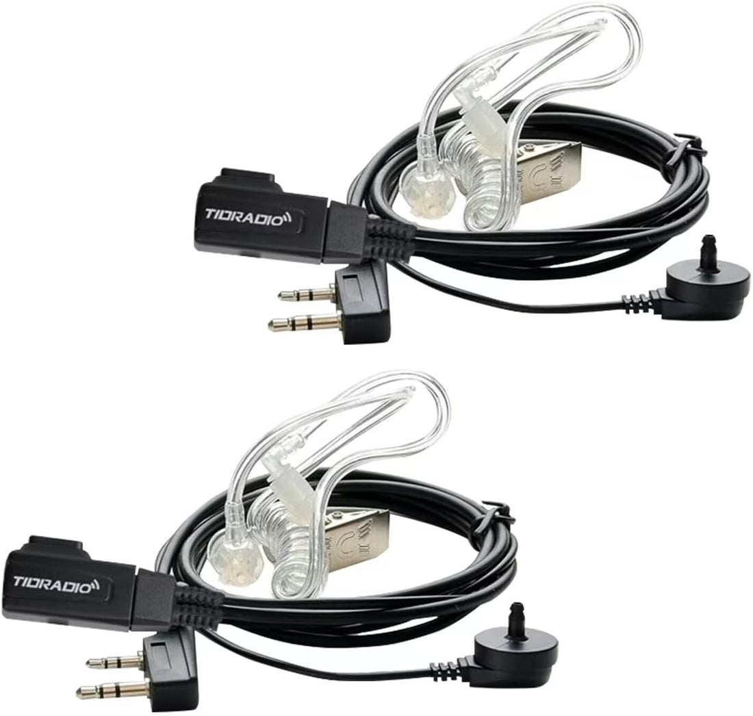 Long Range Radio Acoustic Tube Earpiece for UHF VHF Walkie-Talkies ...