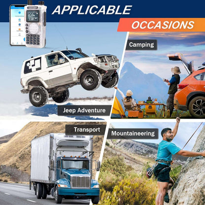 TIDRADIO H8 10W Dual Band Ham Radio – Portable VHF/UHF Amateur Transceiver with C4FM Digital & Analog FM, DMR & D-STAR Support, APRS GPS, Repeater Access, Dual Watch, Voice-Activated VOX, CTCSS/DCS Privacy Codes, Programmable Memory Channels, High-Capacity Battery, USB-C Fast Charge, Rugged IP67 Design for Emergency Communications, Field Operations, DXing, Ham Radio Beginners & Contesting, Mobile Mount & Remote Control Ready