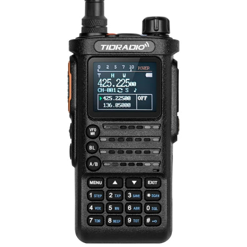TIDRADIO H8 10W Dual Band Ham Radio – Portable VHF/UHF Amateur Transceiver with C4FM Digital & Analog FM, DMR & D-STAR Support, APRS GPS, Repeater Access, Dual Watch, Voice-Activated VOX, CTCSS/DCS Privacy Codes, Programmable Memory Channels, High-Capacity Battery, USB-C Fast Charge, Rugged IP67 Design for Emergency Communications, Field Operations, DXing, Ham Radio Beginners & Contesting, Mobile Mount & Remote Control Ready