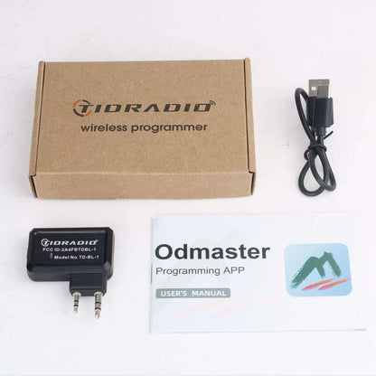 TIDRADIO Ham Radio Wireless Programmer Adapter APP and PC Program for Baofeng UV-5R and Multiple Models No Driver Issues Instead of Program Cable