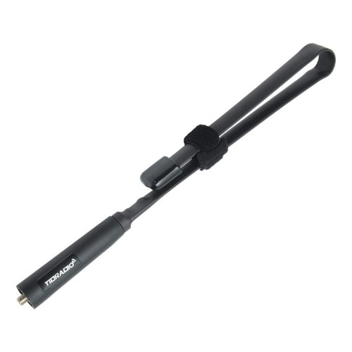TIDRADIO Ham Radio High Gain Soft Whip Foldable CS Tactical Antenna, VHF/UHF 18.8-inch 144/430MHz for BaoFeng F8HP Pro UV-21R UV-17R UV-5R TD-H3 TD-H8 5RM K5Plus Radio Accessories