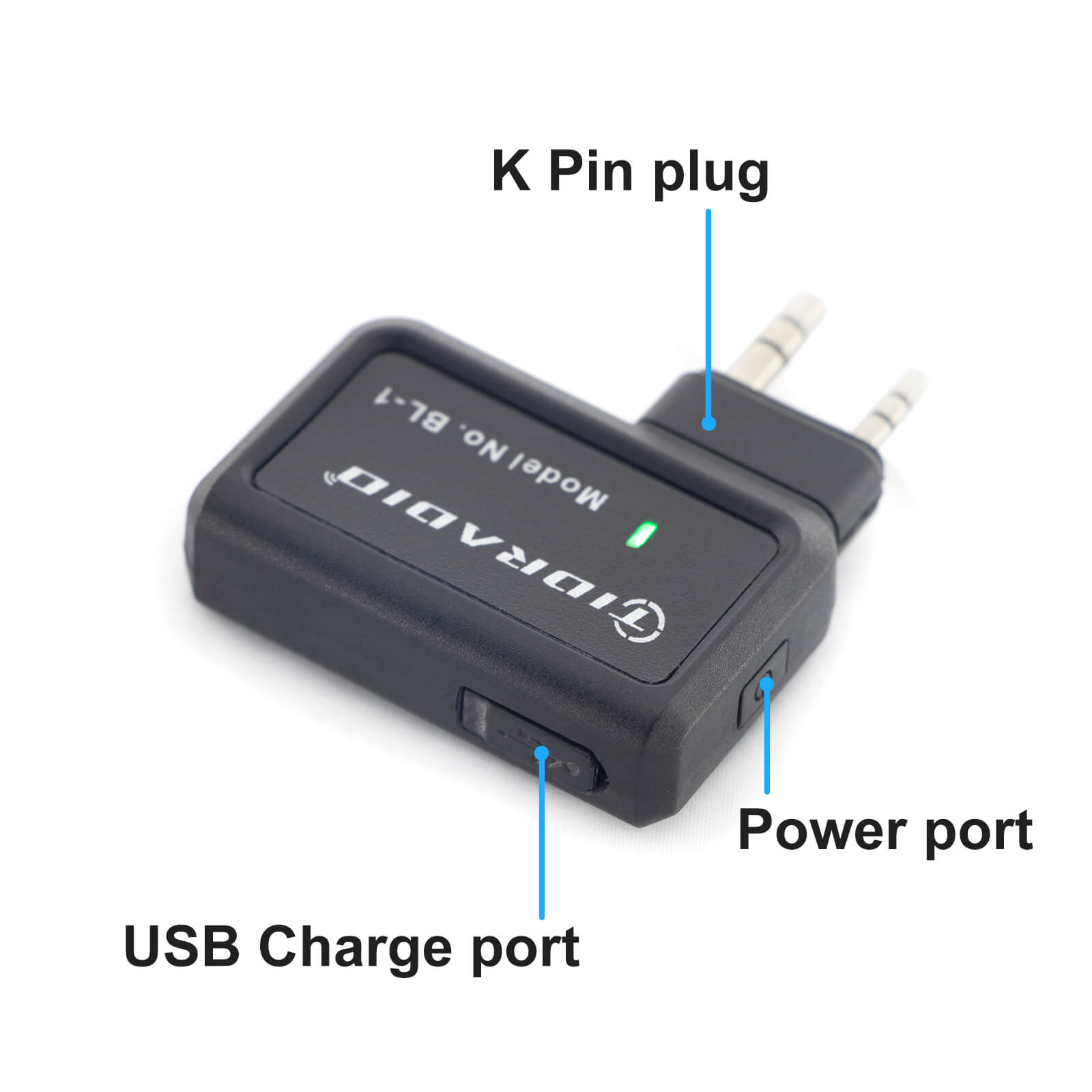 TIDRADIO Ham Radio Wireless Programmer Adapter APP and PC Program for Baofeng UV-5R and Multiple Models No Driver Issues Instead of Program Cable