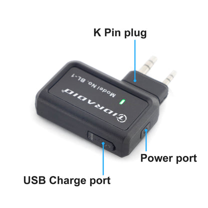 TIDRADIO Ham Radio Wireless Programmer Adapter APP and PC Program for Baofeng UV-5R and Multiple Models No Driver Issues Instead of Program Cable