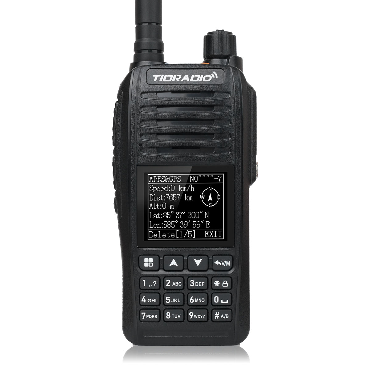 TIDRADIO TD-638 10W IP67 Waterproof Long Range Ham Radio GPS APRS Bluetooth APP Programming UHF VHF GMRS Walkie Talkie