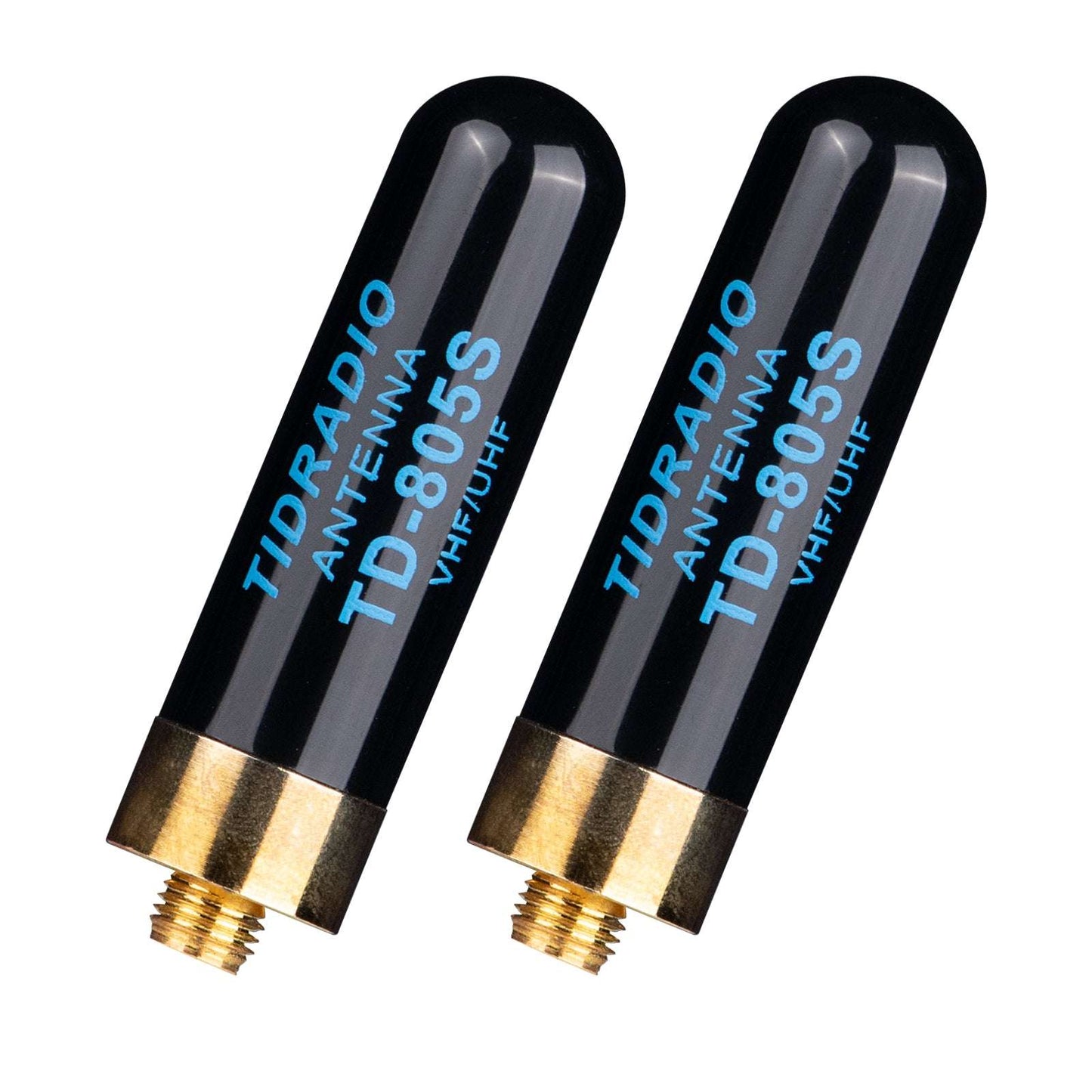 TIDRADIO TD-805S Short Antenna (2 Pack, 1.96inch, Enhanced Version) VHF/UHF Walkie Talkie Antenna 144/430Mhz Ham Radio Antenna for BaoFeng 5RM, K5Plus, UV-21R, UV-5R, TD-H8, TD-H3 Ham Radios, SMA-F