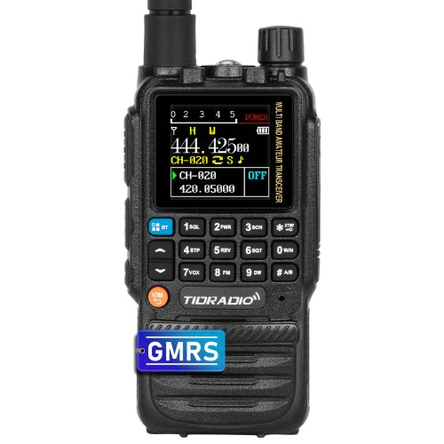TIDRADIO TD-H3 Analog Dual Band Ham Radio & GMRS Handheld Transceiver – Long Range VHF UHF Walkie Talkies with Type-C Charging, Wireless Programming, DTMF, FM/AM, NOAA Weather Alert – Rechargeable Amateur Portable Two-Way Radios, FCC Approved 

