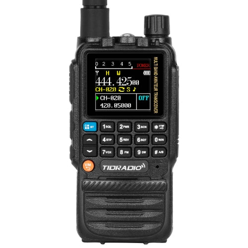 TIDRADIO TD-H3 Analog Ham & GMRS Unlocked Dual Band Handheld Transceiver – VHF/UHF Long Range Portable Two-Way Amateur Radio for Preppers, Hikers & Outdoor Survival, Programmable Multi-Band Walkie Talkie with NOAA Weather Scanner, FM/AM, DTMF, Channel Scan, FCC Licensed Emergency Communication Kit (Type-C Fast Charge, Wireless Programming