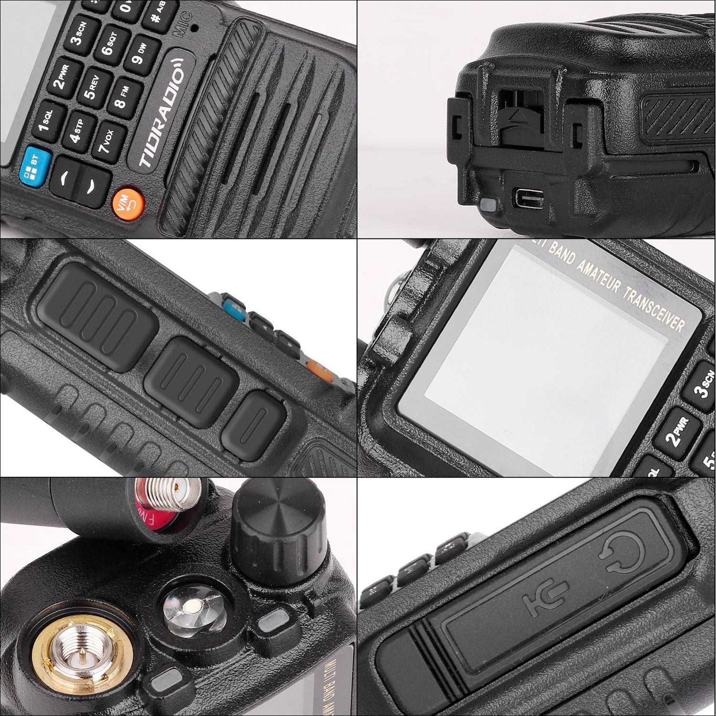 TIDRADIO TD-H3 Analog Ham & GMRS Dual Band Handheld Transceiver – VHF/UHF Long Range Portable Two-Way Amateur Radio for Preppers, Hikers & Outdoor Survival, Programmable Multi-Band Walkie Talkie with NOAA Weather Scanner, FM/AM, DTMF, Channel Scan, FCC Licensed Emergency Communication Kit (Type-C Fast Charge, Wireless Programming