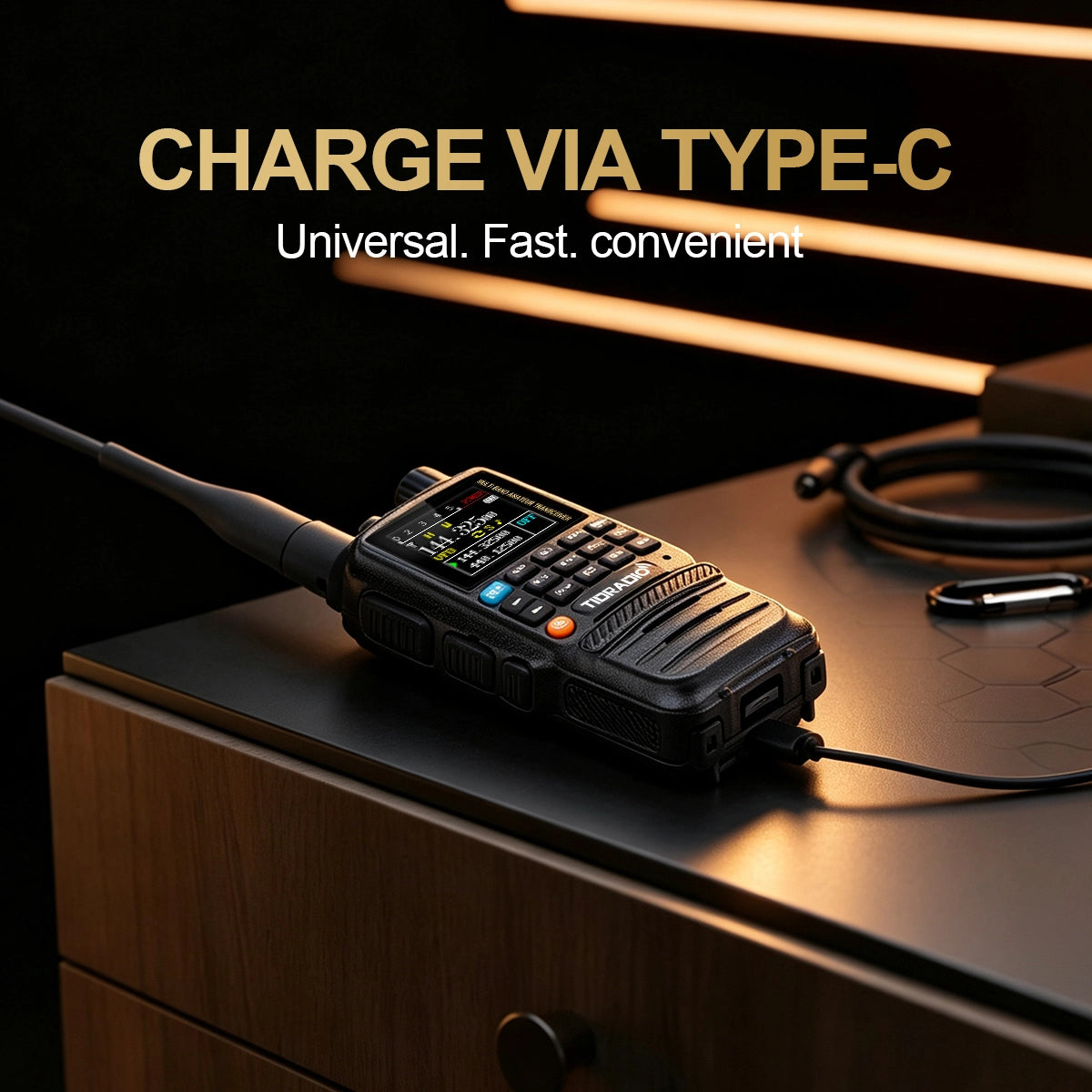 TIDRADIO TD-H3 SE Mini Ham Radio GMRS Long Range Handheld Two Way Radio NOAA Weather Rechargeable Walkie Talkies Dual PTT APP Programming USB-C Charging