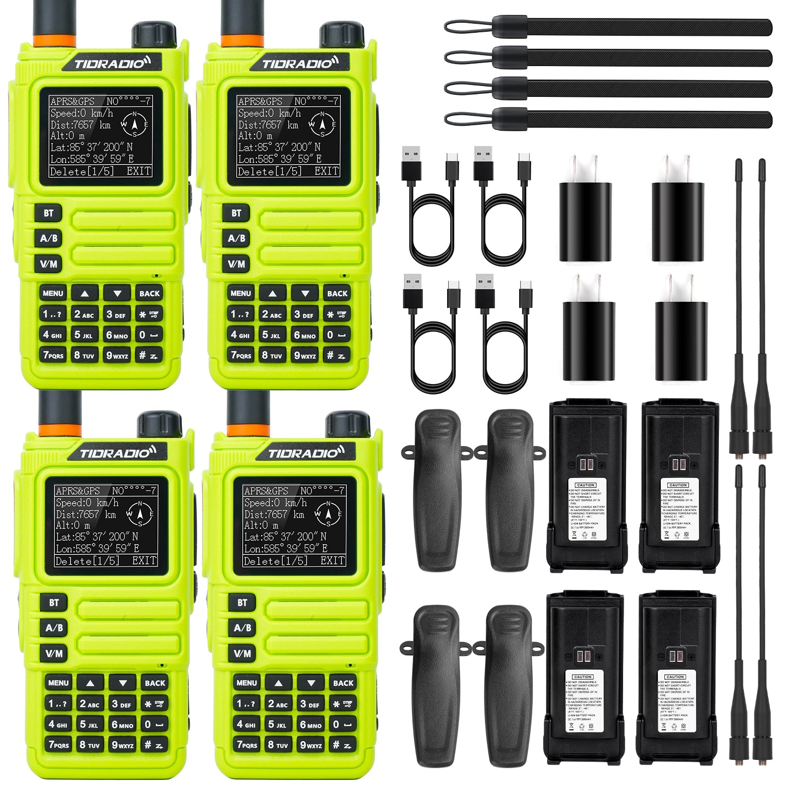 TIDRADIO TD-H9 10W Ham & GMRS Unlocked Handheld Radio —  APRS & GPS Tracker, Spectrum Analyzer, 128MB Large Memory, SMS Texting, Customizable Screen, Global Repeater Compatible, Bluetooth, AM Airband, Programmable, , CPS, CHRIP, Odmaster