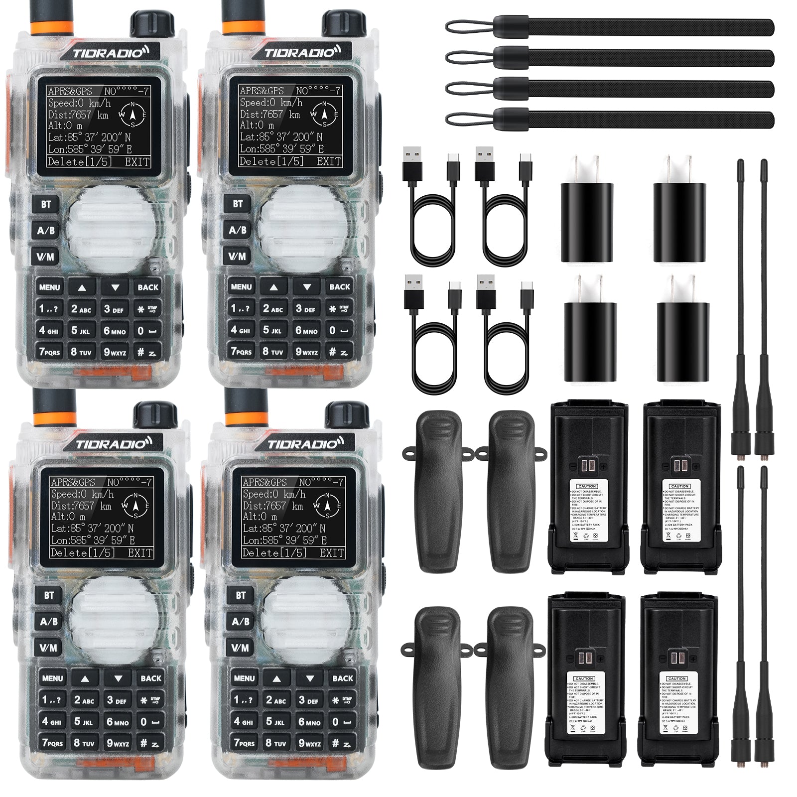 TIDRADIO TD-H9 10W Ham & GMRS Unlocked Handheld Radio —  APRS & GPS Tracker, Spectrum Analyzer, 128MB Large Memory, SMS Texting, Customizable Screen, Global Repeater Compatible, Bluetooth, AM Airband, Programmable, , CPS, CHRIP, Odmaster