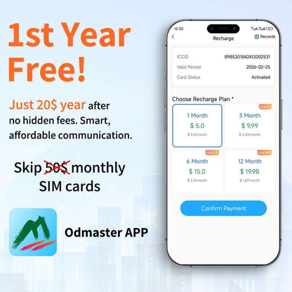 TIDRADIO TD-M2 PR Global Walkie Talkie, Long Range 4G Cellular Network PoC Radios + FRS, Dual-Mode-Standby-PTT SIM Card Included