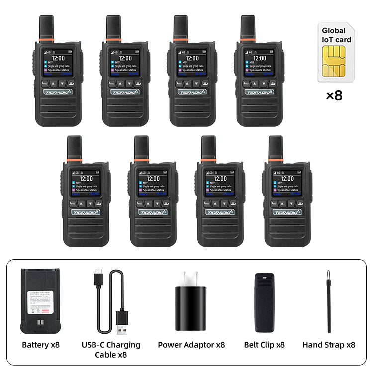 TIDRADIO TD G19 4G LTE PoC Radio for Family Construction and Business Communication