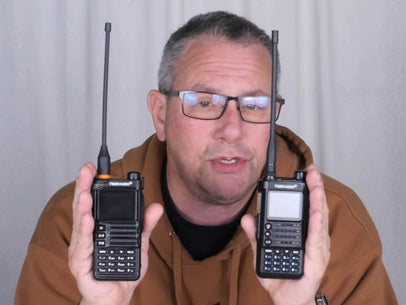TIDRADIO TD H9 10 Watt GPS APRS Ham GRMS Radio Bluetooth Connectivity Wireless Programming Frequency Spectrum Analysis SMS NOAA Weather Receiver Handheld UHF VHF AM FM Two Way Radio