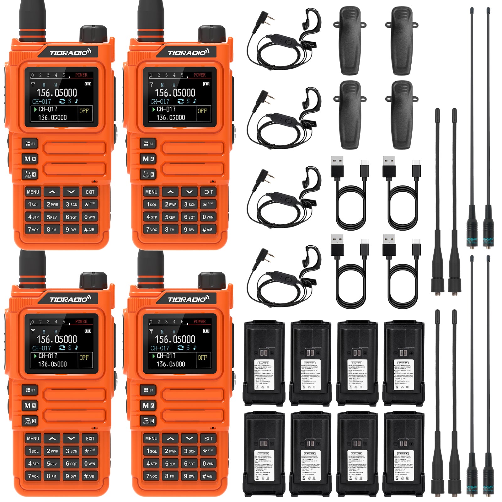 TIDRADIO TD H9 10 Watt GPS APRS Unlocked GMRS Ham Radio Multi Band Capable Bluetooth Connectivity Wireless Programming Frequency Spectrum Analysis SMS Message Text NOAA Weather Receiver Handheld Two Way Radio