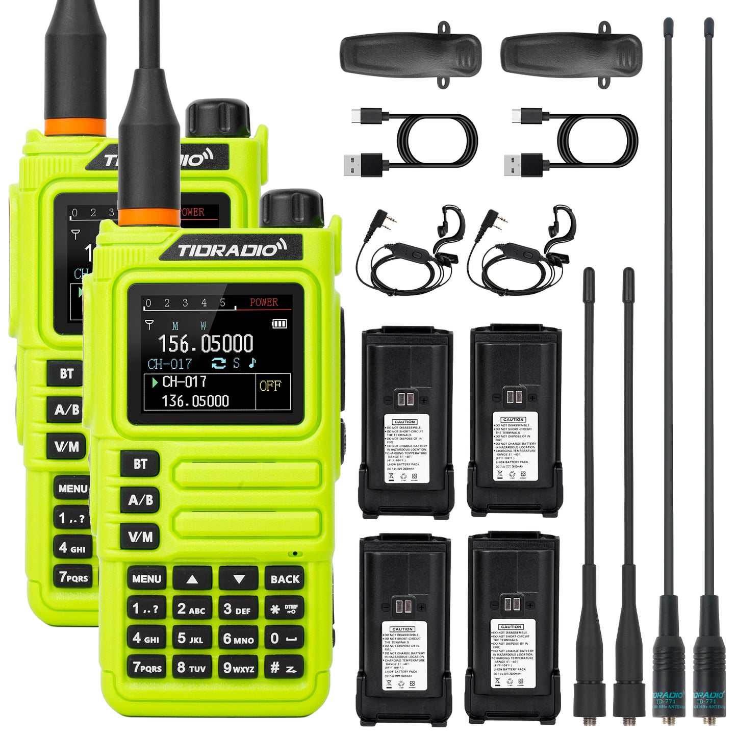 TIDRADIO TD H9 10 Watt GPS APRS Unlocked GMRS Ham Radio UHF VHF AM FM Band Capable Bluetooth Connectivity Spectrum Analysis SMS Message Text NOAA Weather Receiver Handheld Two Way Radio
