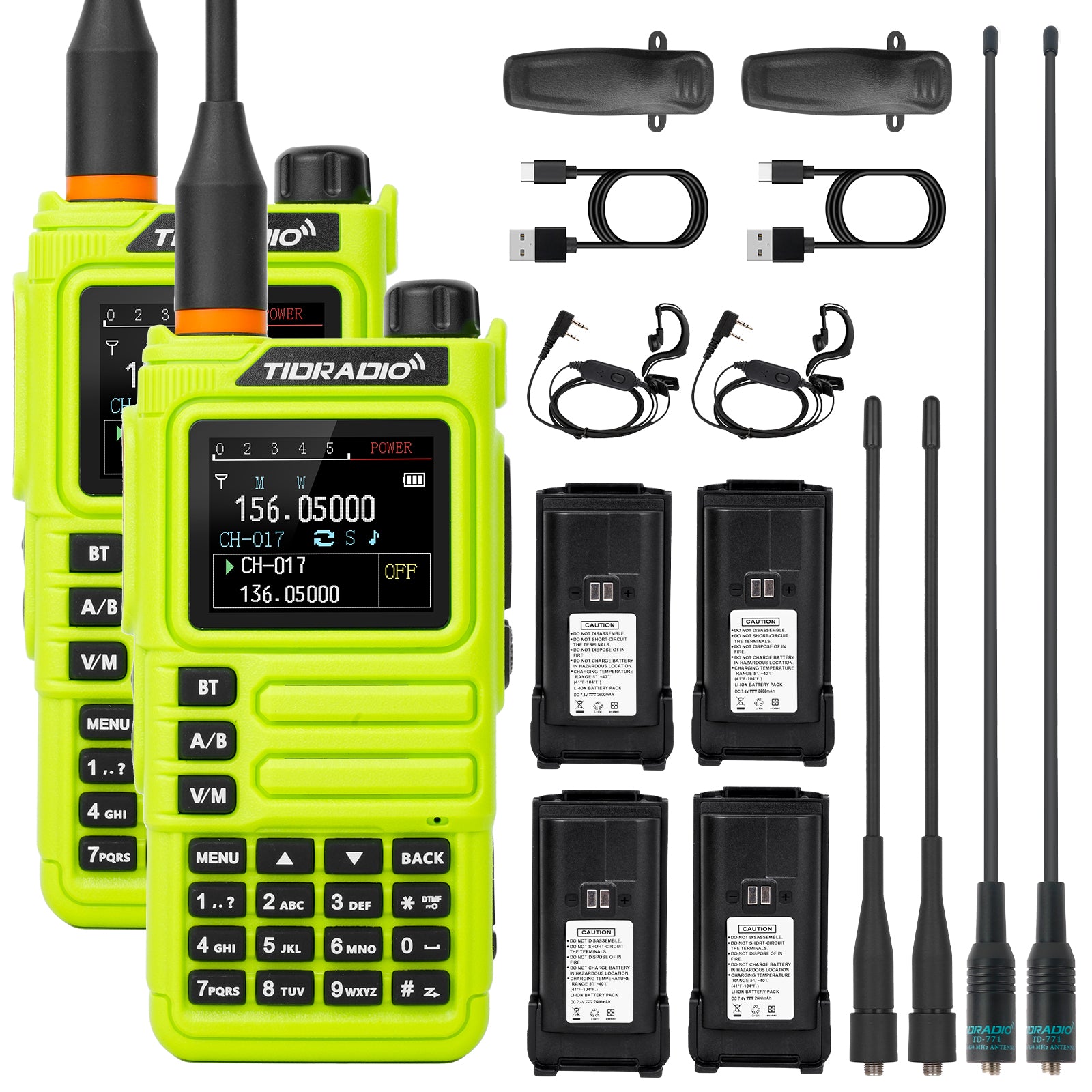 TIDRADIO TD H9 10 Watt GPS APRS Unlocked GMRS Ham Radio UHF VHF AM FM Band Capable Bluetooth Connectivity Spectrum Analysis SMS Message Text NOAA Weather Receiver Handheld Two Way Radio
