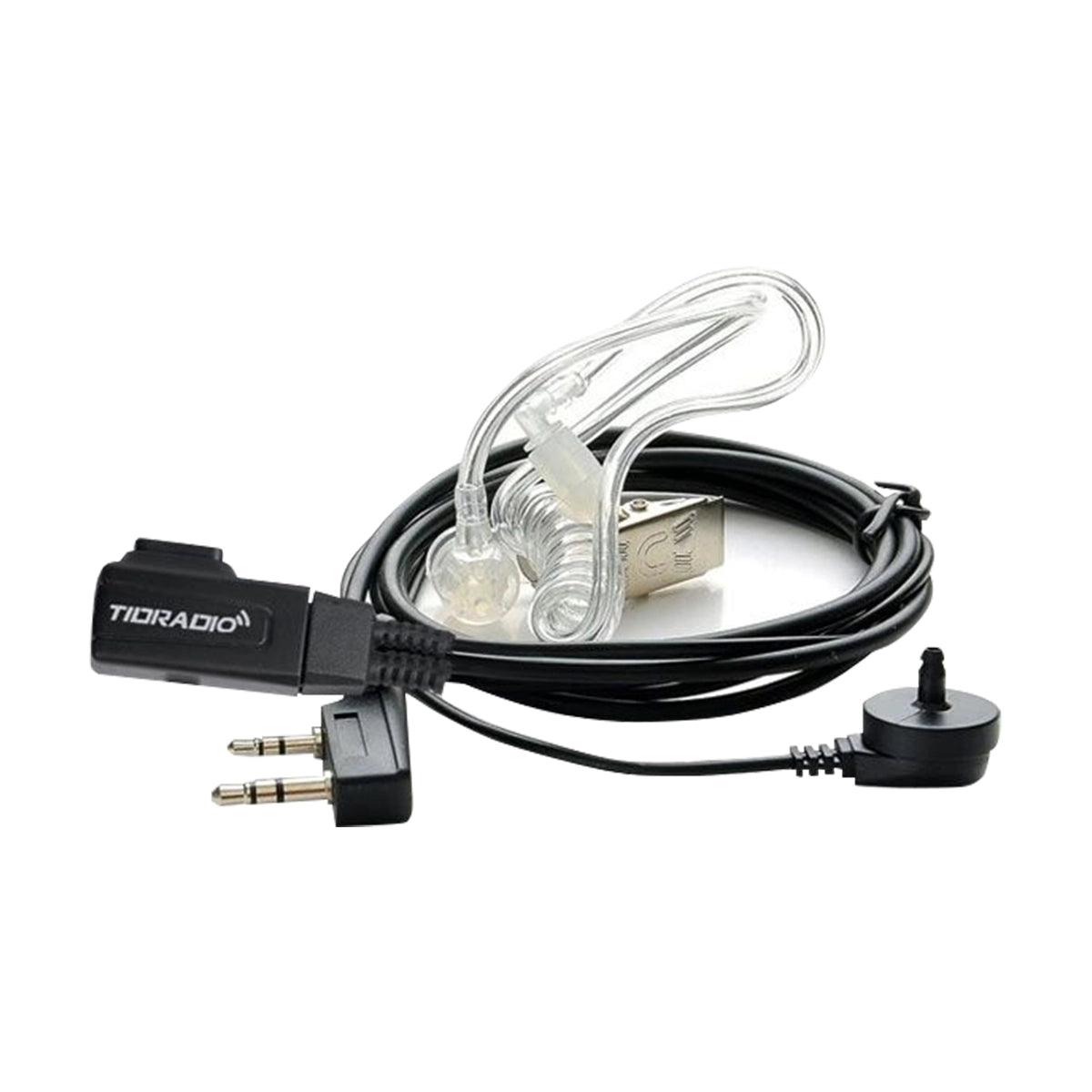 TIDRADIO Walkie Talkie Earpiece with Mic 2 Pin Acoustic Tube Headset TD-M8s TD-V2 TD-H3 TD-H8 TD-H9 H-777 RT21 RT22 RT68 Baofeng UV-5R Mini BF-F8HP 5RM UV-5G UV-32 DM-32 GM21 2 Way Radio