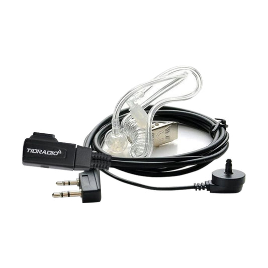 TIDRADIO Walkie Talkie Earpiece with Mic 2 Pin Acoustic Tube Headset TD-M8s TD-V2 TD-H3 TD-H8 TD-H9 H-777 RT21 RT22 RT68 Baofeng UV-5R Mini BF-F8HP 5RM UV-5G UV-32 DM-32 GM21 2 Way Radio