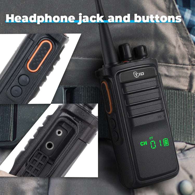 TIDradio TD-V712 Plus CE RoHS 10W Long Range VHF UHF Telsiz Analog Walkie Talkie  Communicador Transceiver