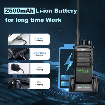 TIDradio TD-V712 Plus CE RoHS 10W Long Range VHF UHF Telsiz Analog Walkie Talkie  Communicador Transceiver