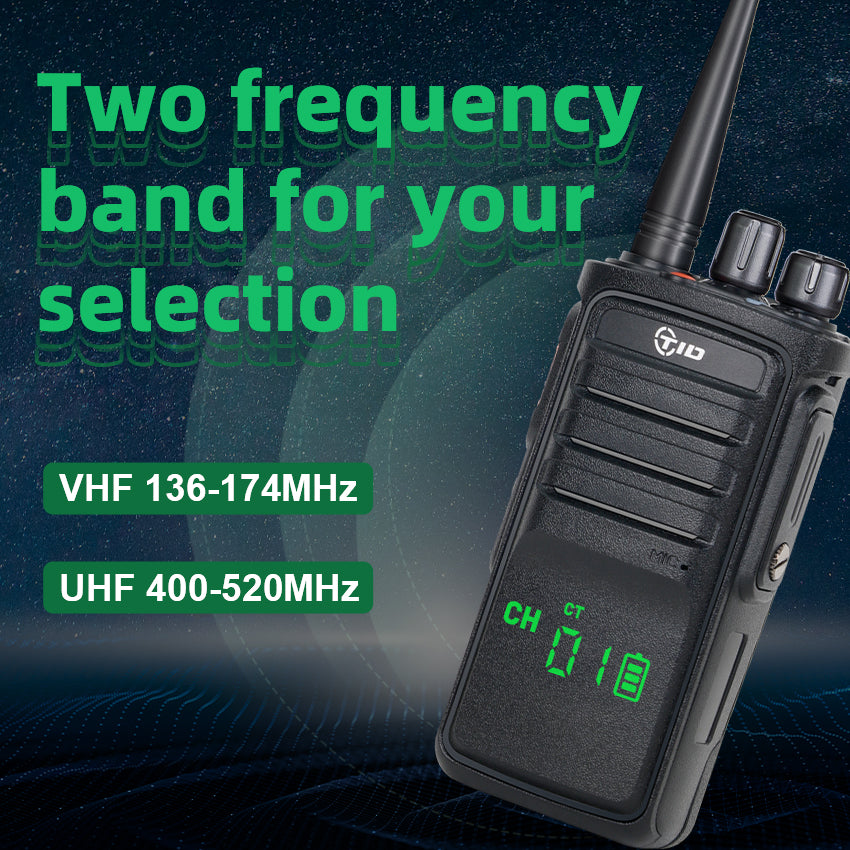 TIDradio TD-V712 Plus CE RoHS 10W Long Range VHF UHF Telsiz Analog Walkie Talkie  Communicador Transceiver