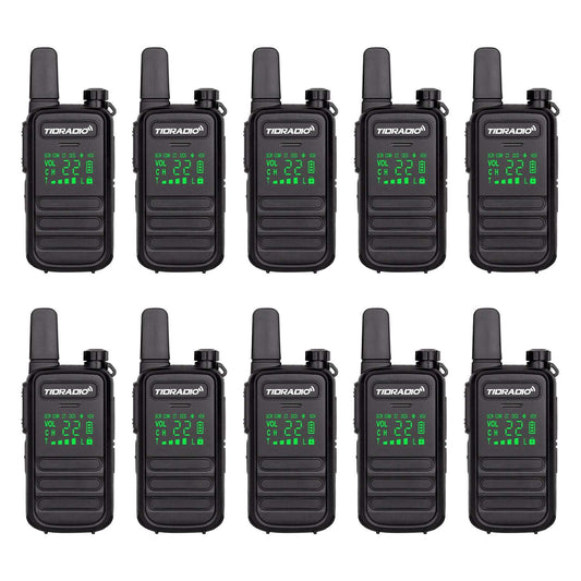Walkie Talkies for IP67 Waterproof, TIDRADIO TD-M11 Two-way Radios, Wireless Programming, Frequency Copy, 22 FRS Channels, NOAA, VOX, USB C Charging Long Range Rapid Radio Survival Gear 10 pack