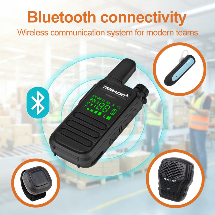 TD-M11 Plus IP67 Waterproof 2W AI Bluetooth Walkie Talkies 400–480MHz FRS/PMR446