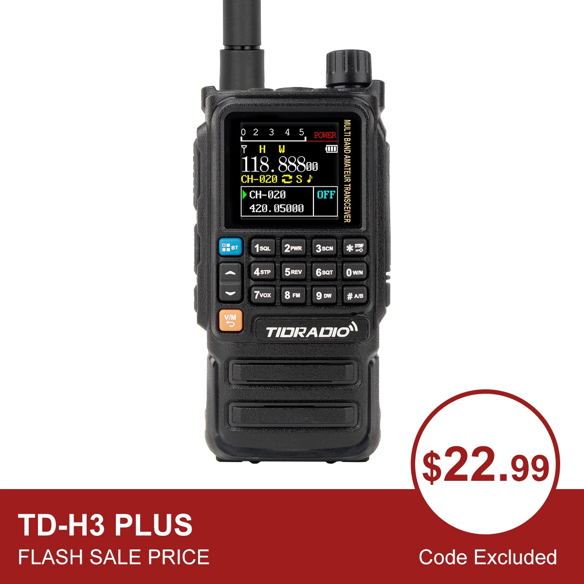 tidradio flash sale long range walkie talkies gmrs radios ham radios bluetooth accessories