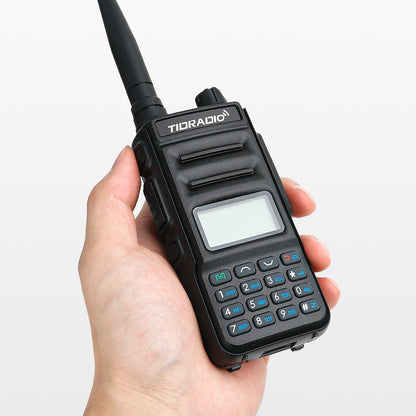 TIDRADIO TD-H5 GMRS 5W Long Range Handheld Two-Way Radio – FCC Licensed Family GMRS Transceiver with NOAA Weather Alert, Channel Scan, CTCSS/DCS Privacy Codes, Group Call, VOX Hands-Free Belt Clip, High-Gain Antenna, Repeater Access, USB-C Fast Charging, IP67 Waterproof Rugged Design for Camping, Hiking, Hunting, Emergency Response, Outdoor Adventure, Neighborhood Watch, Vehicle Fleet, Event Coordination, Construction, Hospitality, Retail Communication, Analog Intercom