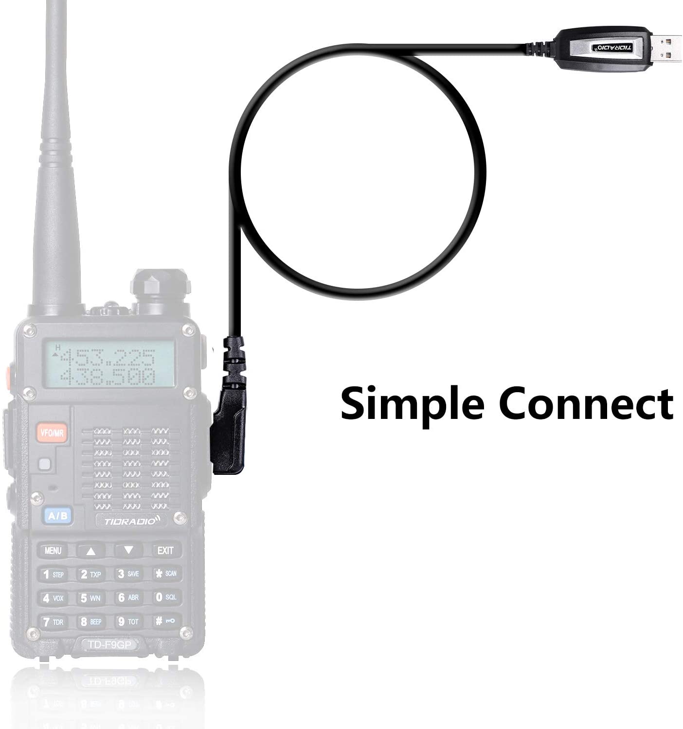 Tidradio CH340 Driver USB Programming Cable