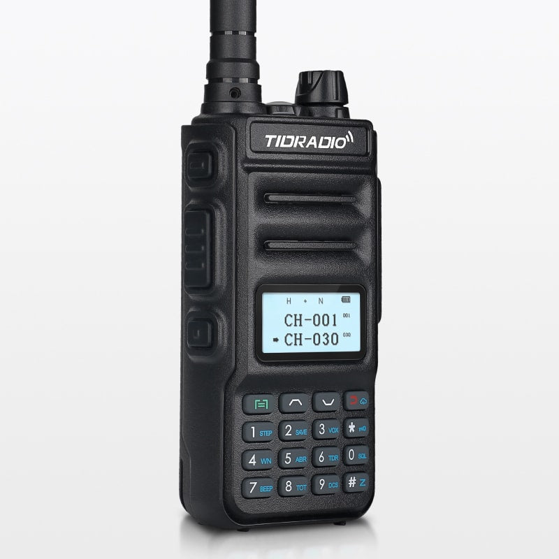 TIDRADIO TD-H5 GMRS 5W Long Range Handheld Two-Way Radio – FCC Licensed Family GMRS Transceiver with NOAA Weather Alert, Channel Scan, CTCSS/DCS Privacy Codes, Group Call, VOX Hands-Free Belt Clip, High-Gain Antenna, Repeater Access, USB-C Fast Charging, IP67 Waterproof Rugged Design for Camping, Hiking, Hunting, Emergency Response, Outdoor Adventure, Neighborhood Watch, Vehicle Fleet, Event Coordination, Construction, Hospitality, Retail Communication, Analog Intercom