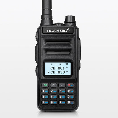 TIDRADIO TD-H5 GMRS 5W Long Range Handheld Two-Way Radio – FCC Licensed Family GMRS Transceiver with NOAA Weather Alert, Channel Scan, CTCSS/DCS Privacy Codes, Group Call, VOX Hands-Free Belt Clip, High-Gain Antenna, Repeater Access, USB-C Fast Charging, IP67 Waterproof Rugged Design for Camping, Hiking, Hunting, Emergency Response, Outdoor Adventure, Neighborhood Watch, Vehicle Fleet, Event Coordination, Construction, Hospitality, Retail Communication, Analog Intercom