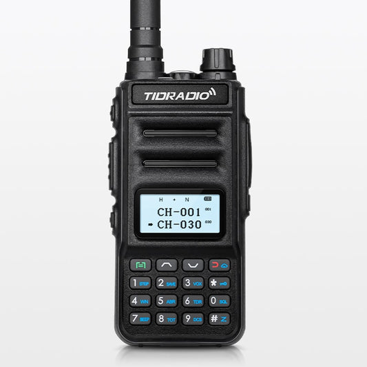 TIDRADIO TD-H5 GMRS 5W Long Range Handheld Two-Way Radio – FCC Licensed Family GMRS Transceiver with NOAA Weather Alert, Channel Scan, CTCSS/DCS Privacy Codes, Group Call, VOX Hands-Free Belt Clip, High-Gain Antenna, Repeater Access, USB-C Fast Charging, IP67 Waterproof Rugged Design for Camping, Hiking, Hunting, Emergency Response, Outdoor Adventure, Neighborhood Watch, Vehicle Fleet, Event Coordination, Construction, Hospitality, Retail Communication, Analog Intercom